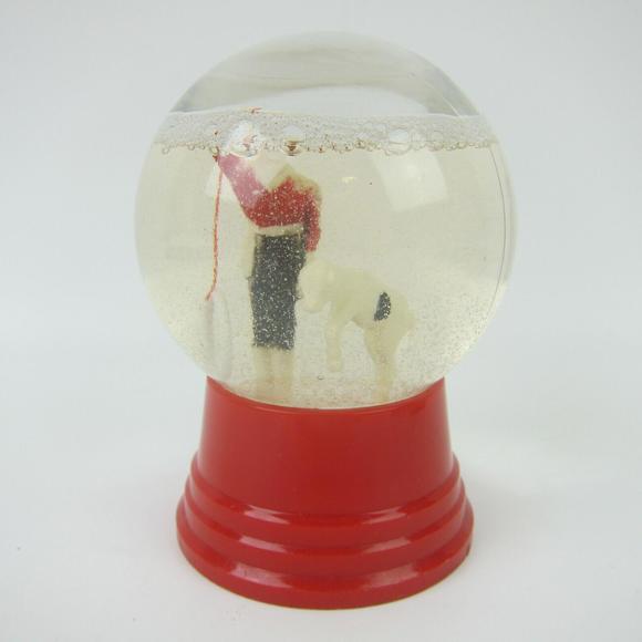 Vintage 1950s The Lone Ranger Round Up Snow Globe Red Base Driss Co Toy Game - Picture 12 of 15